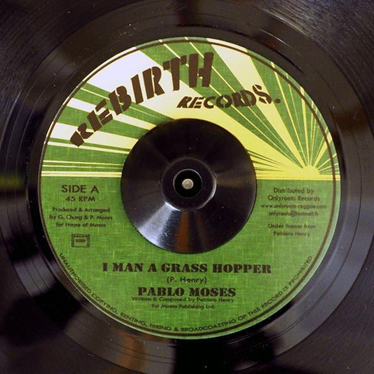 Pablo Moses - I Man A Grass Hopper  /  Version (7")
