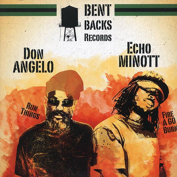 Echo Minott - Fire A Go Burn (Extended Mix)  /  Don Angelo - Run Things; Hypa - Mr. Bad Dub (12")