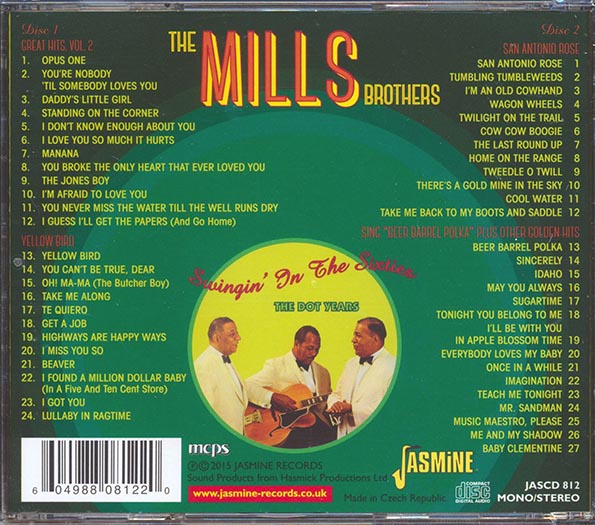 The Mills Brothers - Swingin' In The Sixties (51 tracks) (CD)