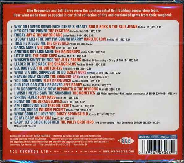 Various - Sweet Things From The Ellie Greenwich & Jeff Barry Songbook (CD)
