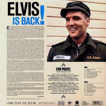 Elvis Presley - Elvis Is Back! (incl. mp3) (LP) - PureSound Records