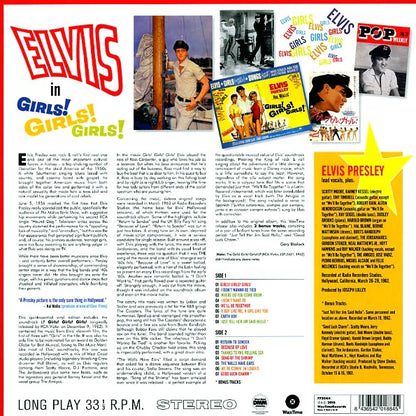 Elvis Presley - Girls! Girls! Girls! (+2 bonus tracks) (LP) - PureSound Records