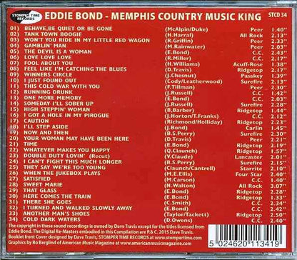 Eddie Bond - Memphis County Music King (CD)