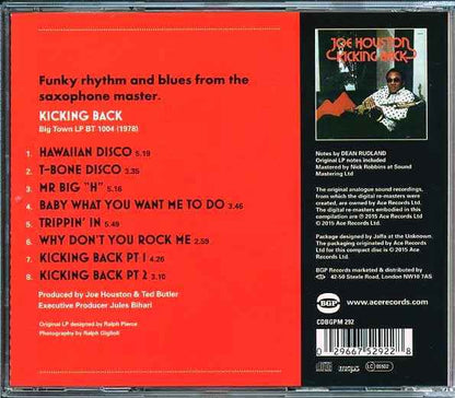 Joe Houston - Kicking Back (CD)