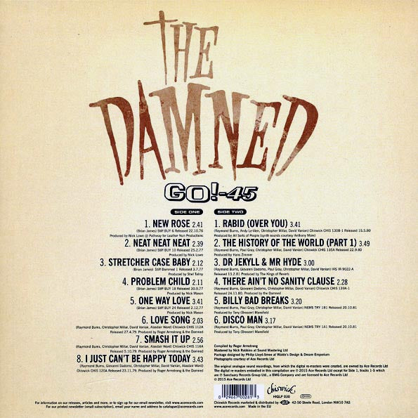 The Damned - Go!-45 (LP)