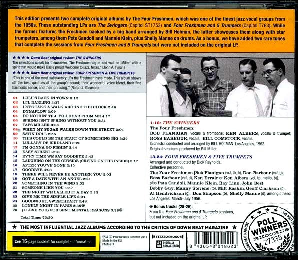 Four Freshmen - The Swingers + 4 Freshmen & 5 Trumpets (CD)