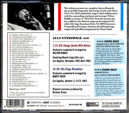 Ella Fitzgerald - Swings Gently With Nelson + Sings Broadway (CD)