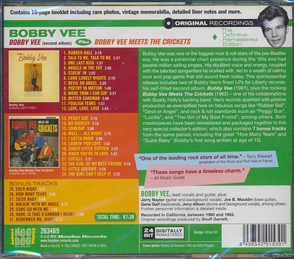 Bobby Vee - Bobby Vee + Bobby Vee Meets The Crickets (CD)