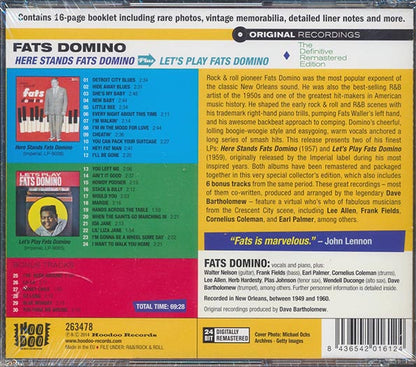 Fats Domino - Here Stands Fats Domino + Let's Play Fats Domino (CD)