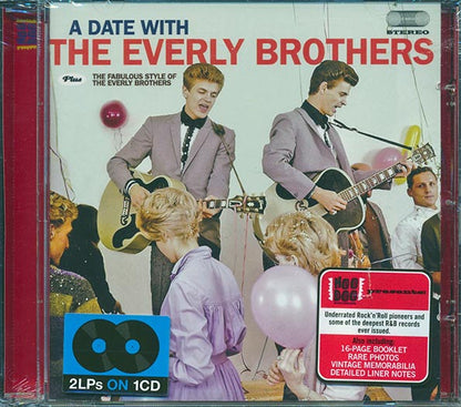 The Everly Brothers - A Date With The Everly Brothers + The Fabulous Style (2 albums on 1 CD) (30 tracks) (+6 bonus tracks) (incl. 16-page booklet) (remastered) (24-bit master (CD)