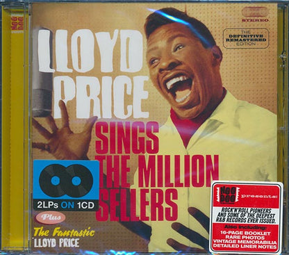 Lloyd Price - Sings The Millon Sellers + The Fantastic Lloyd Price (2 albums on 1 CD) (31 tracks) (incl. 16-page booklet) (remastered) (CD)
