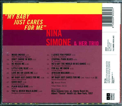 Nina Simone & Her Trio - My Baby Just Cares For Me (CD)