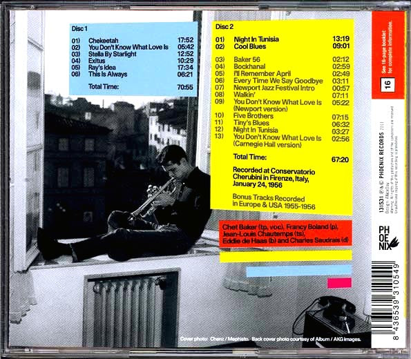 Chet Baker Quintet - Conservatorio Cherubini: Complete Concert (CD)