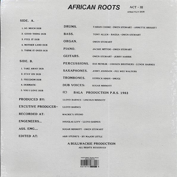 Wackie's - African Roots Act 3 (LP)