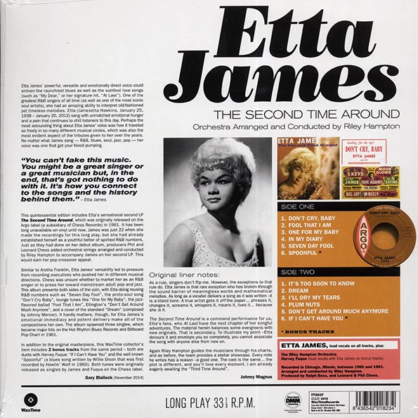 Etta James - The Second Time Around (incl. mp3) (LP) - PureSound Records