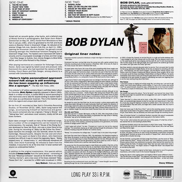 Bob Dylan - Bob Dylan (ltd. ed.) (LP) - PureSound Records