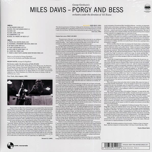 Miles Davis - Porgy And Bess (ltd. ed.) (LP) - PureSound Records