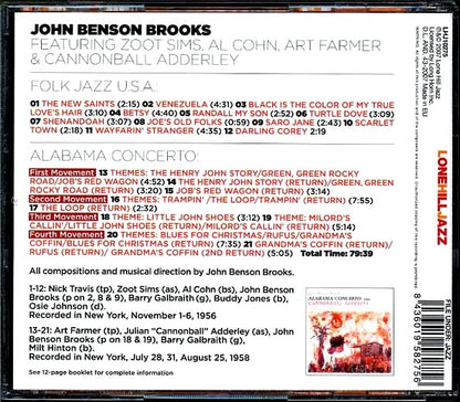 John Benson Brooks - Folk Jazz USA + Alabma Concerto (CD)
