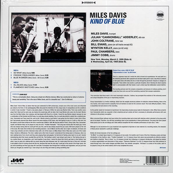 Miles Davis - Kind Of Blue (ltd. ed.) (180g) (LP) - PureSound Records