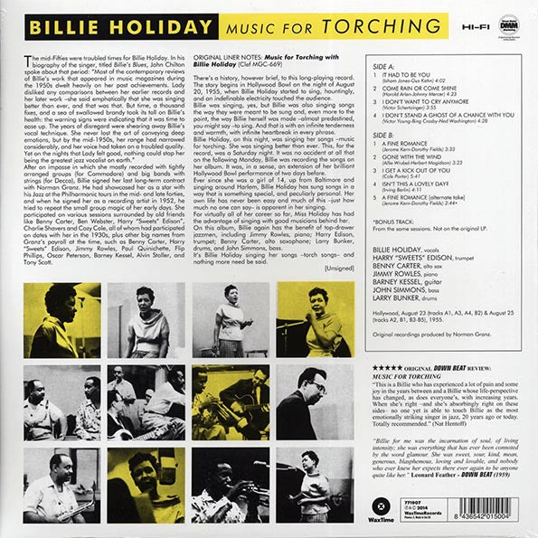 Billie Holiday - Music For Torching (ltd. ed.) (180g) (LP) - PureSound Records