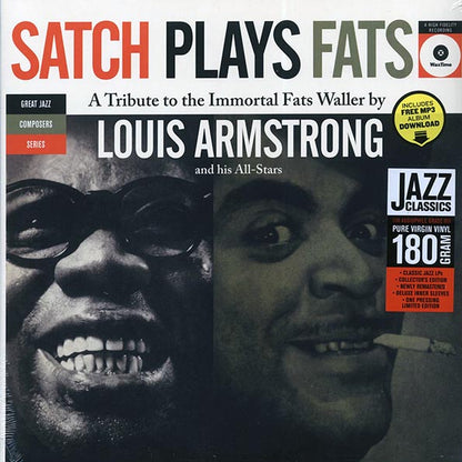 Louis Armstrong - Satch Plays Fats: A Tribute To Fats Waller (+3 bonus tracks) (ltd. ed.) (LP) - PureSound Records