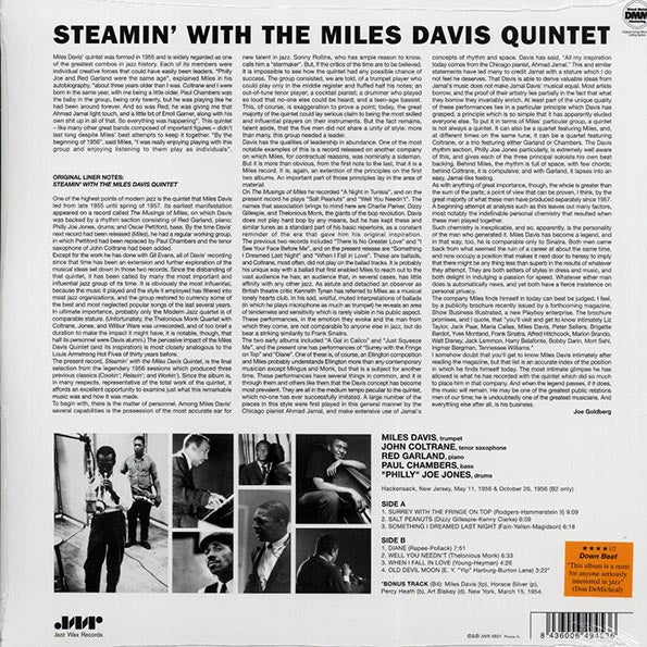 Miles Davis Quintet - Steamin' With Miles Davis Quintet (+bonus track) (ltd. ed.) (180g) (LP) - PureSound Records
