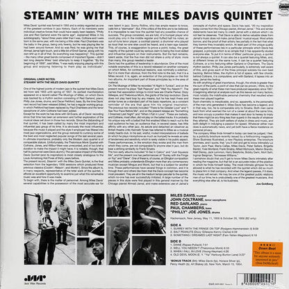Miles Davis Quintet - Steamin' With Miles Davis Quintet (+bonus track) (ltd. ed.) (180g) (LP) - PureSound Records