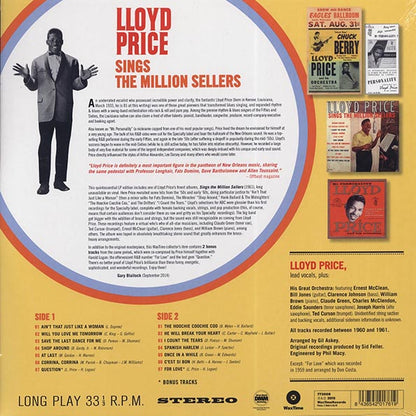 Lloyd Price - Sings The Million Sellers (+bonus track) (ltd. ed.) (LP) - PureSound Records