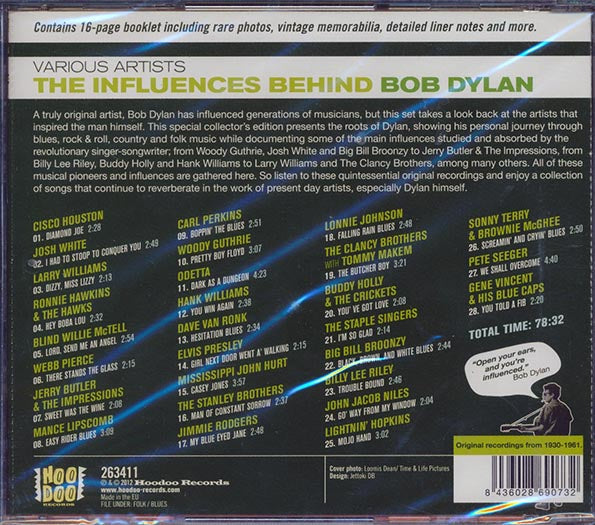 Various - The Influences Behind Bob Dylan (CD)