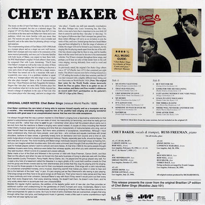 Chet Baker - Sings (ltd. ed.) (180g) (LP) - PureSound Records