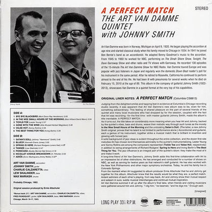 Art Van Damme Quintet - A Perfect Match (ltd. ed.) (LP) - PureSound Records