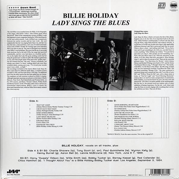 Billie Holiday - Lady Sings The Blues (ltd. ed.) (180g) (LP) - PureSound Records