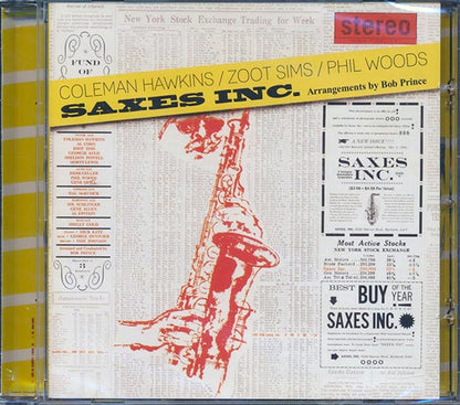 Coleman Hawkins, Zoot Sims, Phil Woods - Saxes Inc. (CD)
