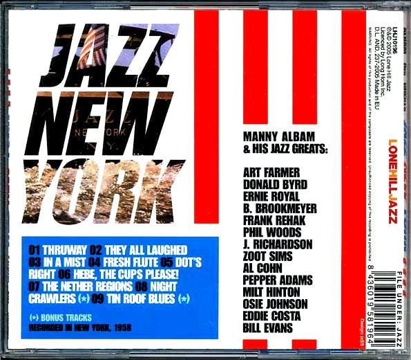 Manny Albam & His Jazz Greats - Jazz New York (CD)