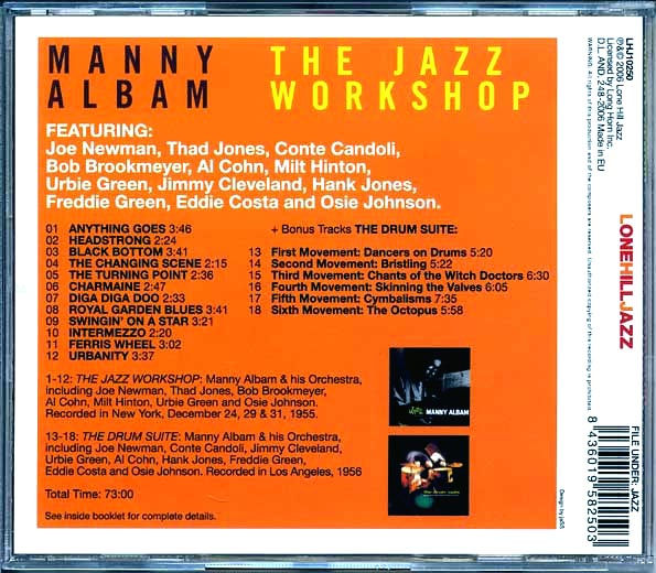 Manny Albam - The Jazz Workshop (CD)