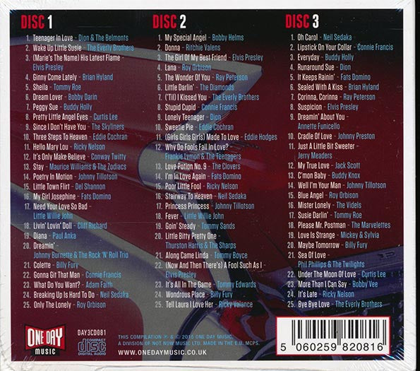Various - Ultimate Rock 'N' Roll Love Songs (75 tracks) (3xCD) (CD)