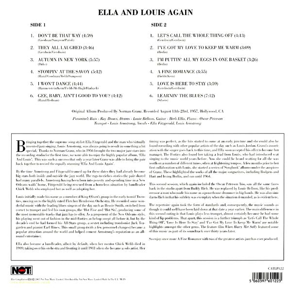 Ella Fitzgerald, Louis Armstrong - Ella & Louis Again (LP) - PureSound Records