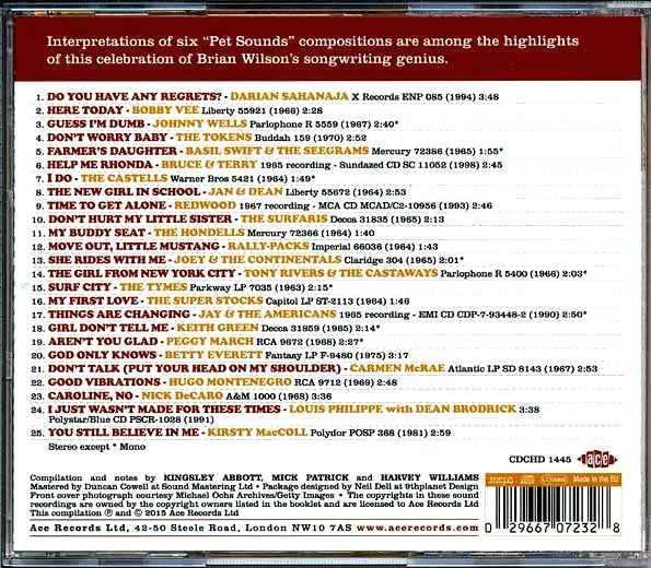 Various - Here Today! The Songs Of Brian Wilson (CD)