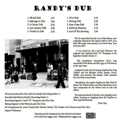 Impact All Stars - Randy's Dub (LP) - PureSound Records