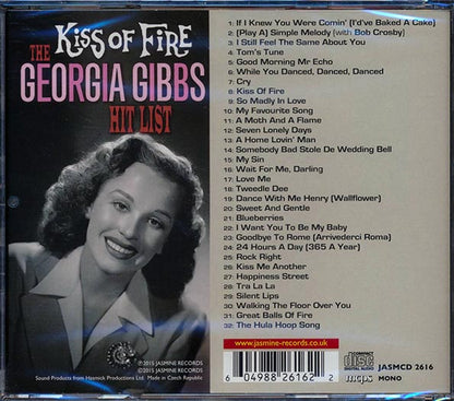 Georgia Gibbs - Kiss Of Fire: The Georgia Gibbs Hit List (CD)