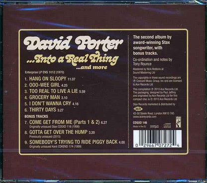 David Porter - Into A Real Thing And More (CD)