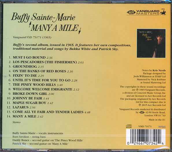 Buffy Sainte-Marie - Many A Mile (CD)