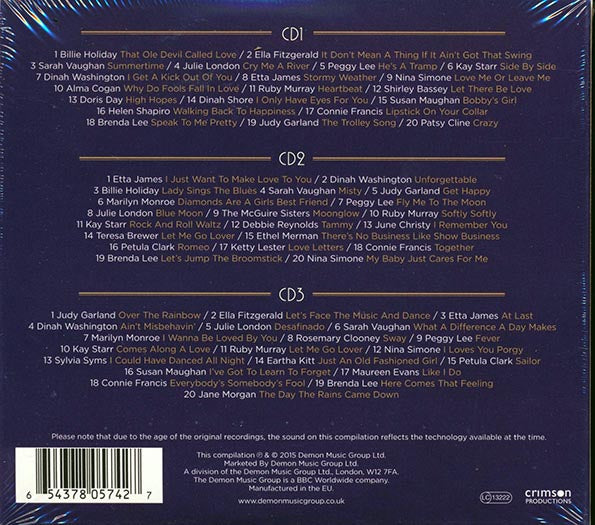 Various - The First Ladies Of Song (60 tracks) (CD)