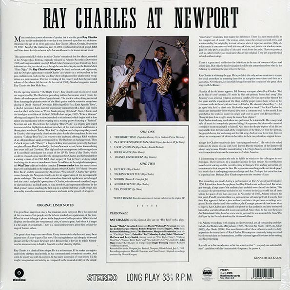 Ray Charles - At Newport (+2 bonus tracks) (ltd. ed.) (LP)