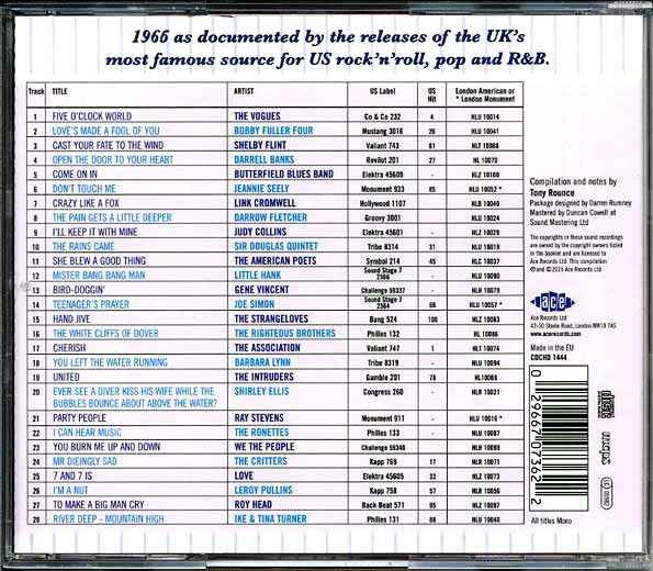 Various - The London American Label Year By Year: 1966 (CD)