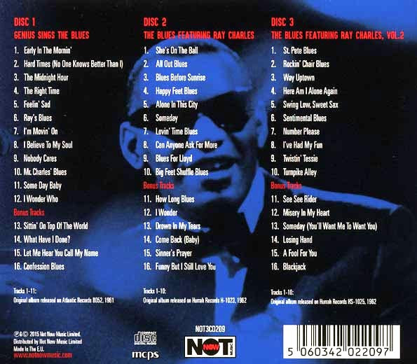 Ray Charles - The Genius Sings The Blues (48 tracks) (3xCD) (CD)