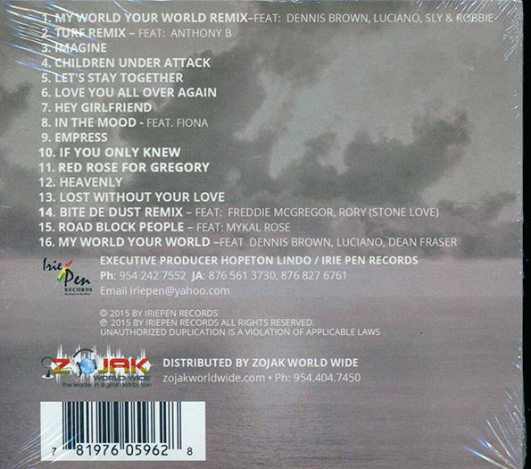 Hopeton Lindo - My World Your World (CD)