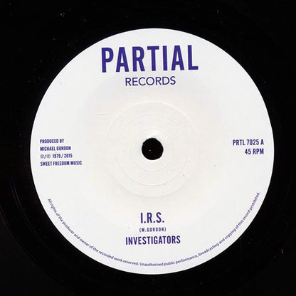 Investigators - IRS  /  Investigators - IRS Dub (7")