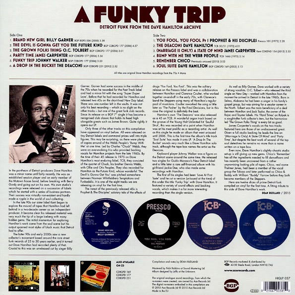 Various - A Funky Trip: Detroit Funk From The Dave Hamilton Archive (LP)