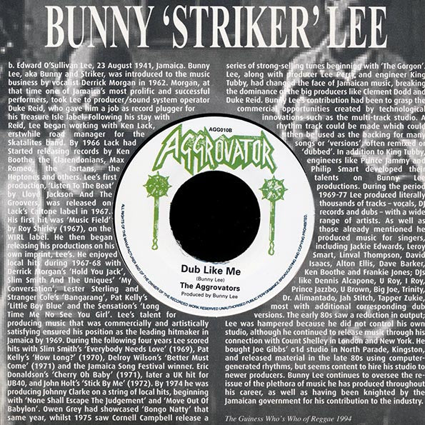 Johnny Clarke - Man Like Me  /  The Aggrovators - Dub Like Me (7")